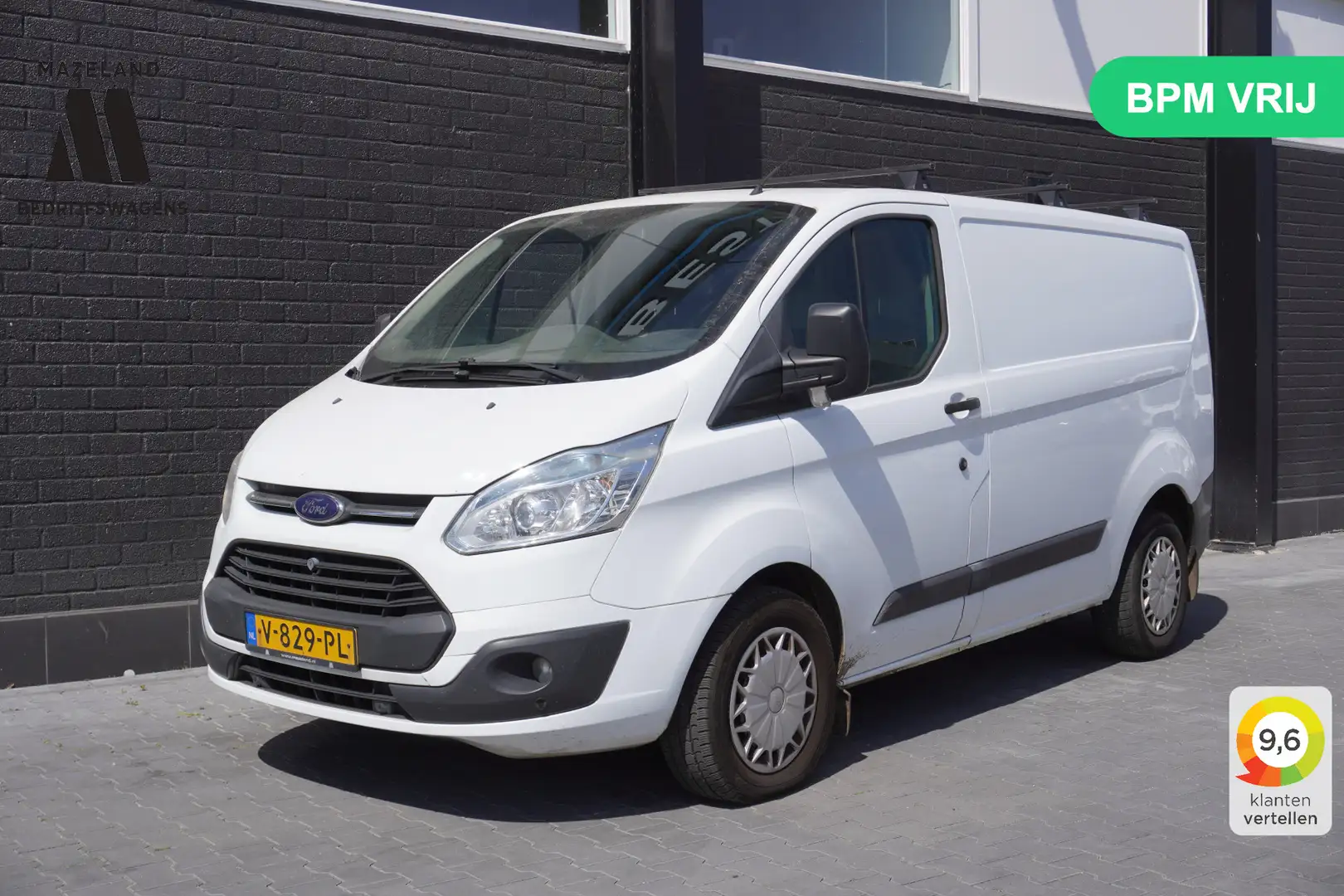 Ford Transit Custom 2.2 TDCI 125PK Airco - Cruise - PDC - € 4.490,- Ex Bianco - 1