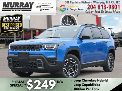 Blue 2026 Jeep Cherokee SUV / Crossover Four-Wheel Drive Automatic