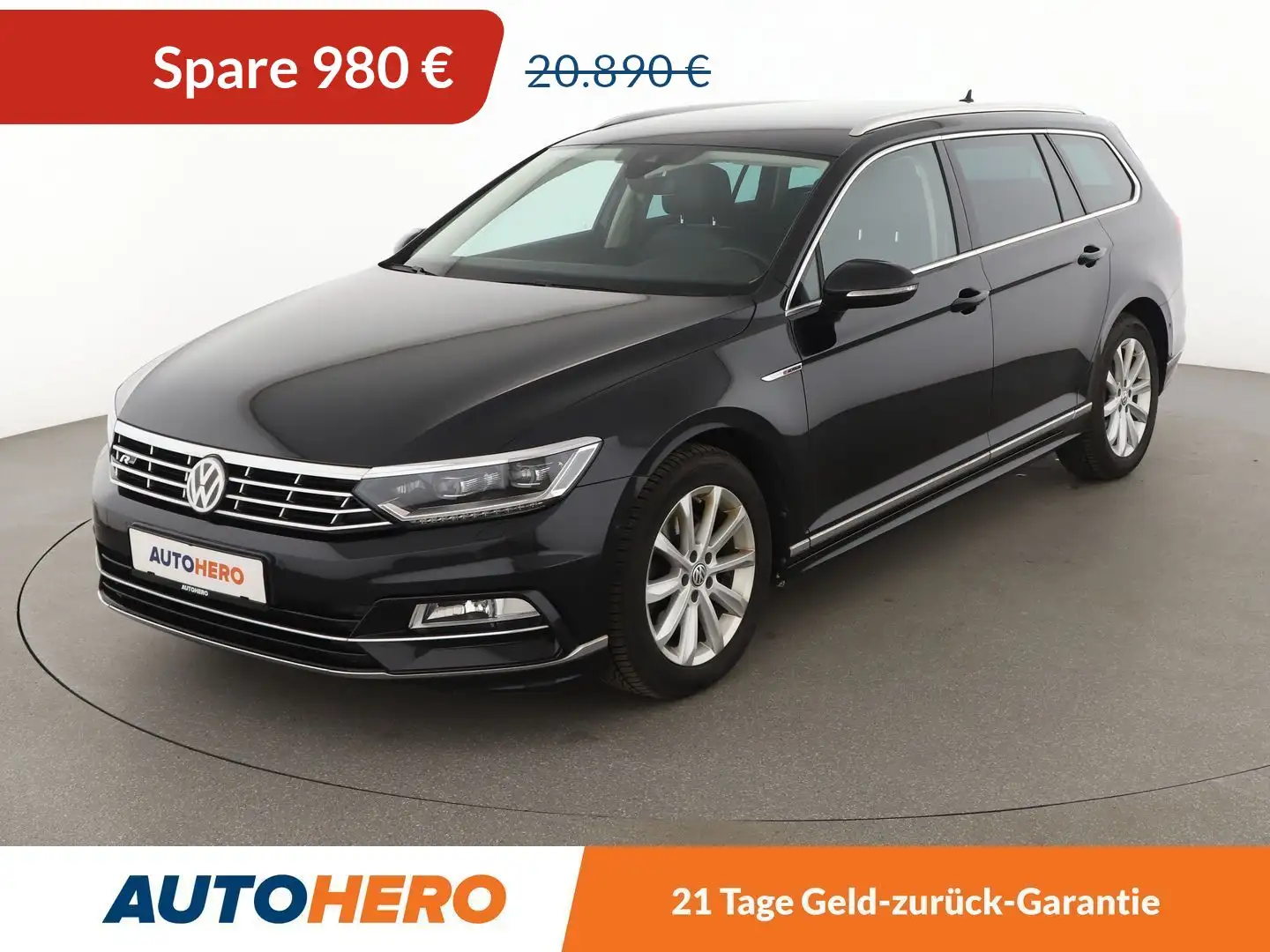 Volkswagen Passat 2.0 TDI Highline 4Motion BM Aut.*NAVI*LED*PDC*ACC* Schwarz - 1