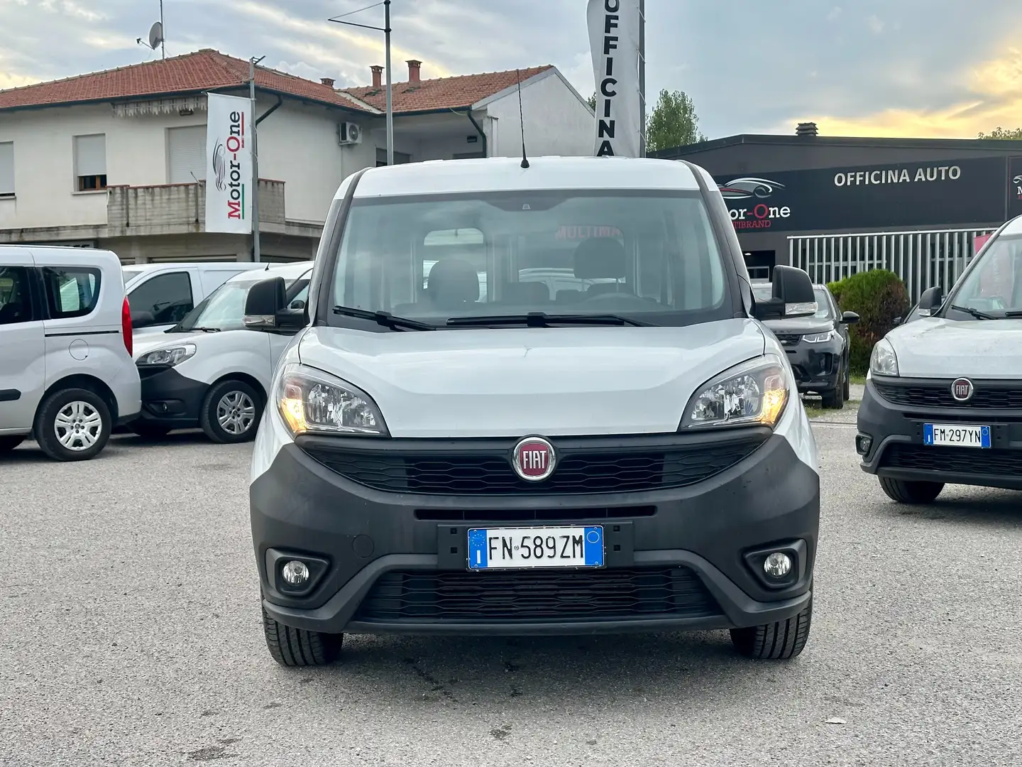 Fiat Doblo AUTOCARRO 5 POSTI 1.3 Mijet  95CV E6 Bianco - 2