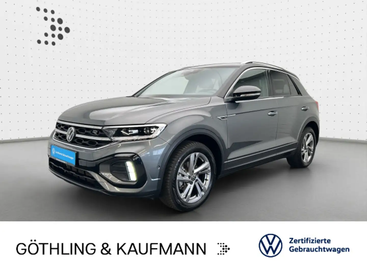 Volkswagen T-Roc R-Line 1.5 TSI DSG*NAVI*AHK*KAM*SHZ*17Zoll Grau - 1