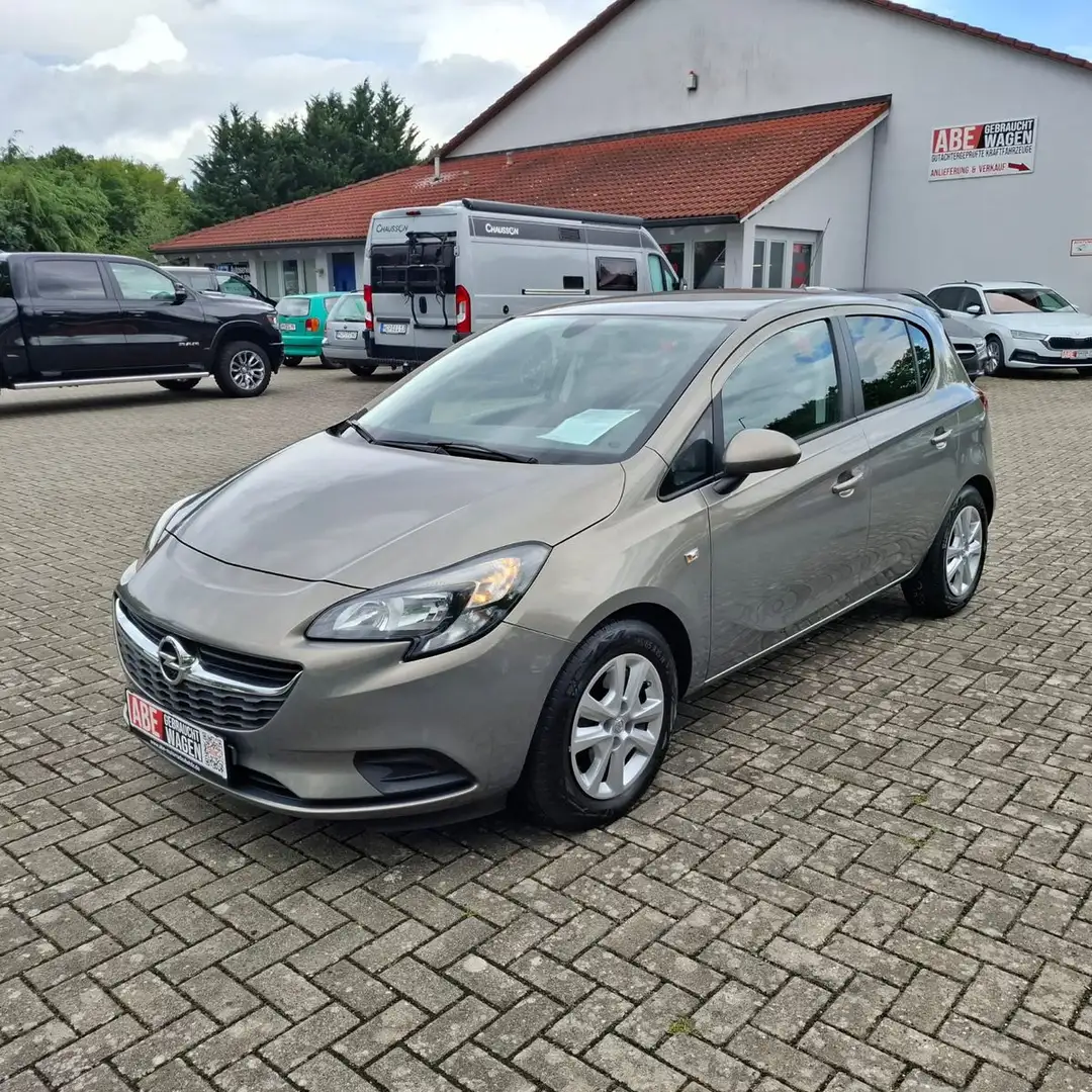 Opel Corsa E 1.4 Turbo Edition Winterpaket Tempomat Grau - 1