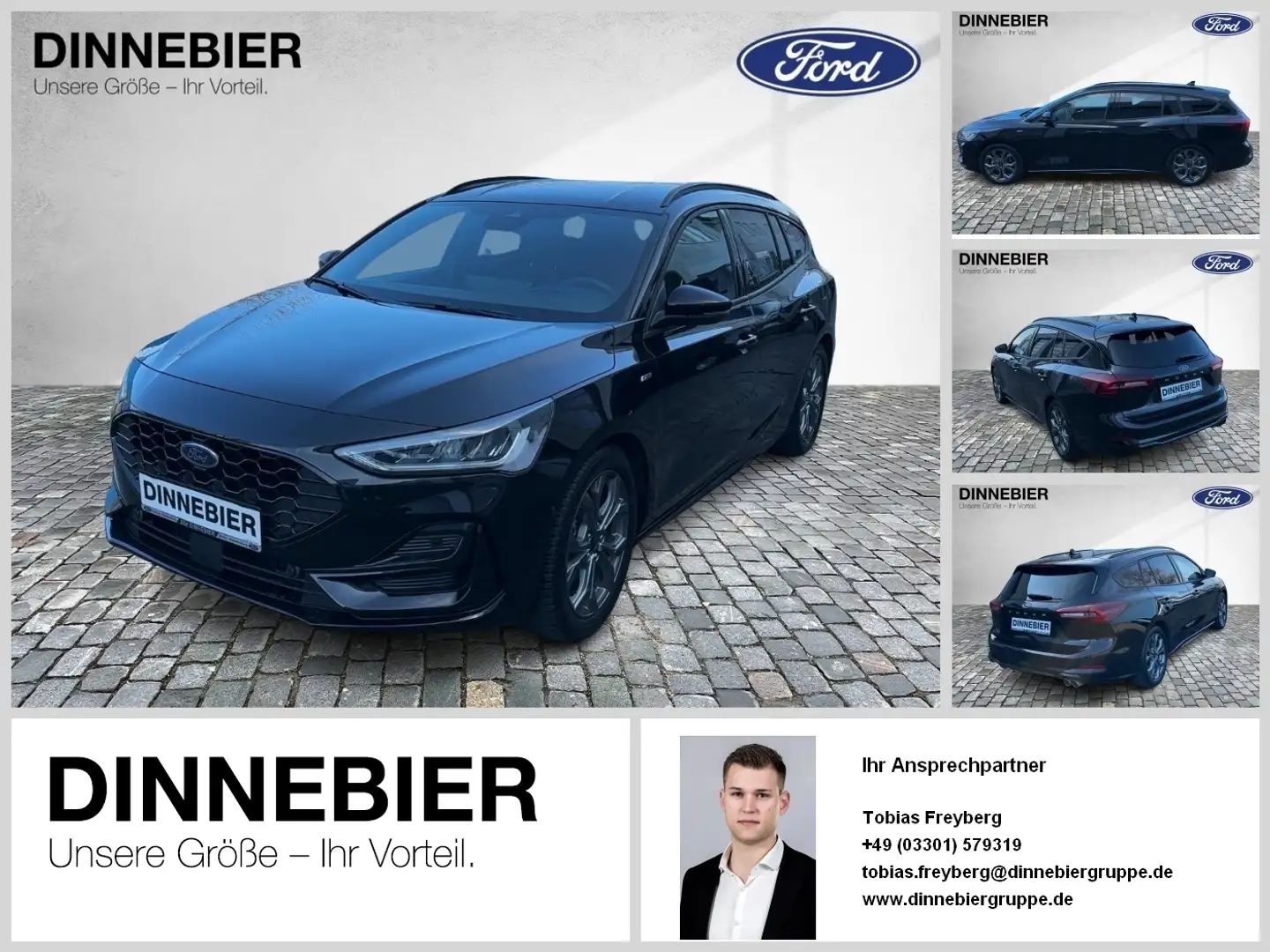 Ford Focus ST-Line X LED+AHK+Kamera+Winterpaket Zwart - 1