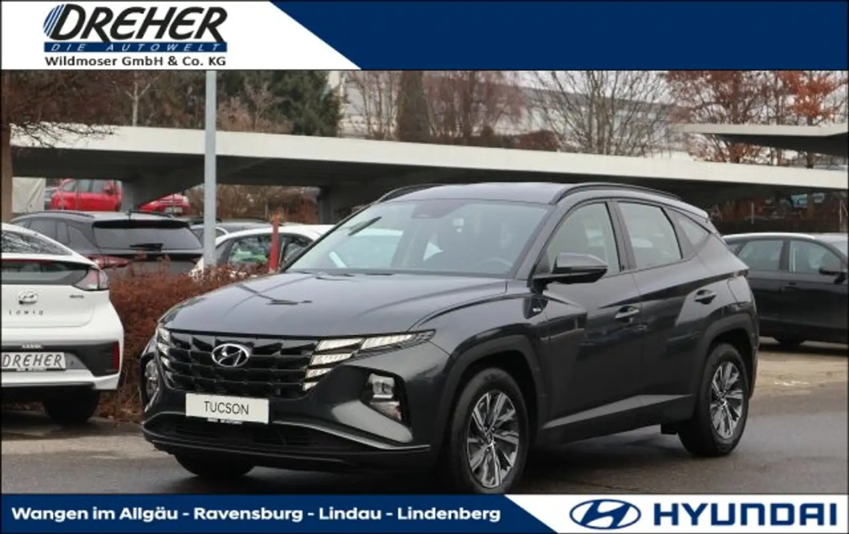 Hyundai TUCSON Tucson 1.6 T-GDI Select Mild-Hybrid 2WD Sitzhzg BC Grau - 1