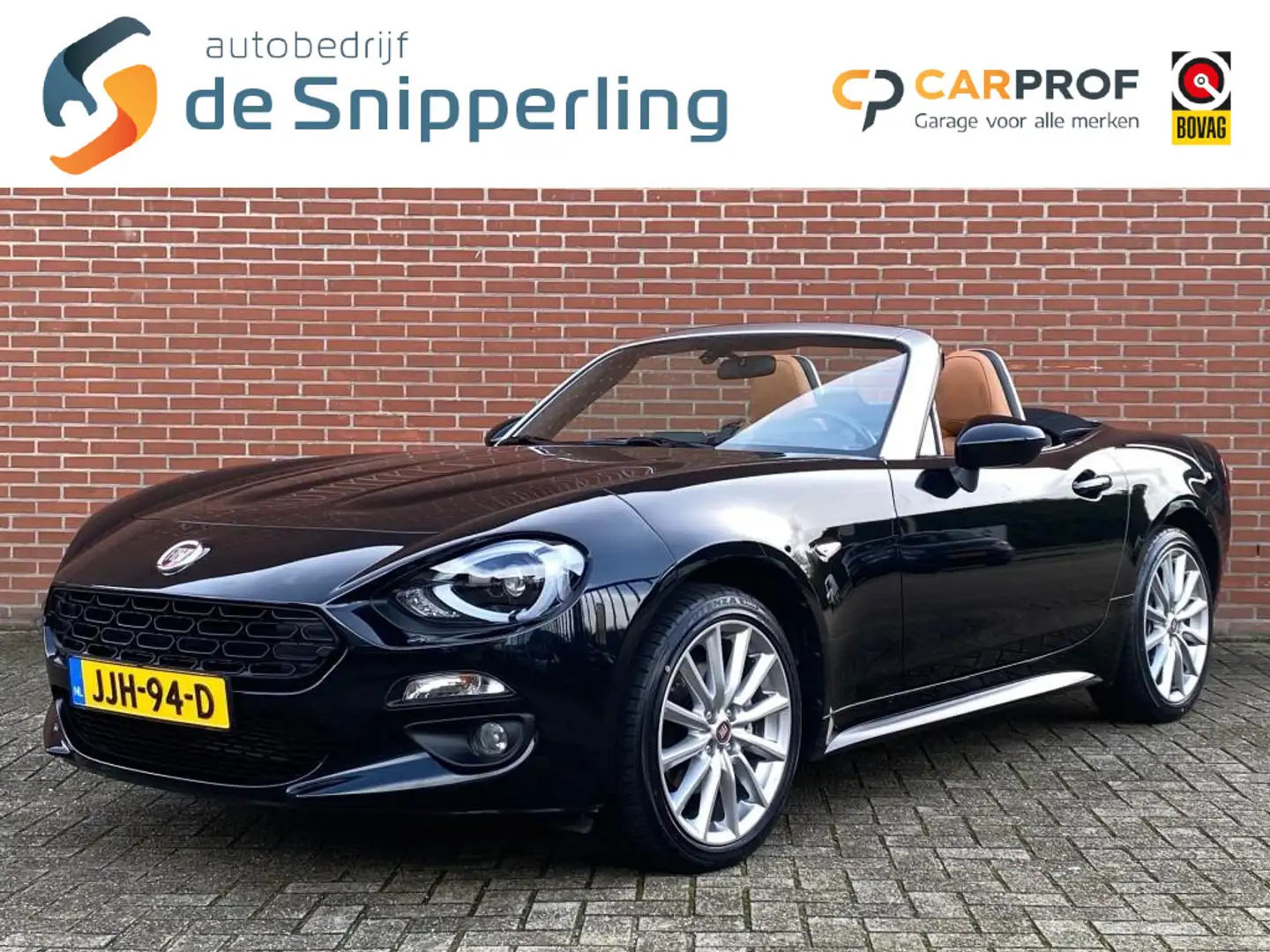 Fiat 124 Spider 1.4 M-AIR T LUSSO AUTOMAAT NAV CRUISE CAMERA PDC L Noir - 1