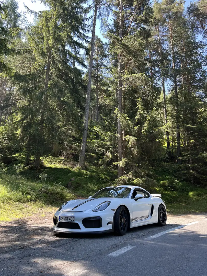 Porsche Cayman GT4 Blanc - 2