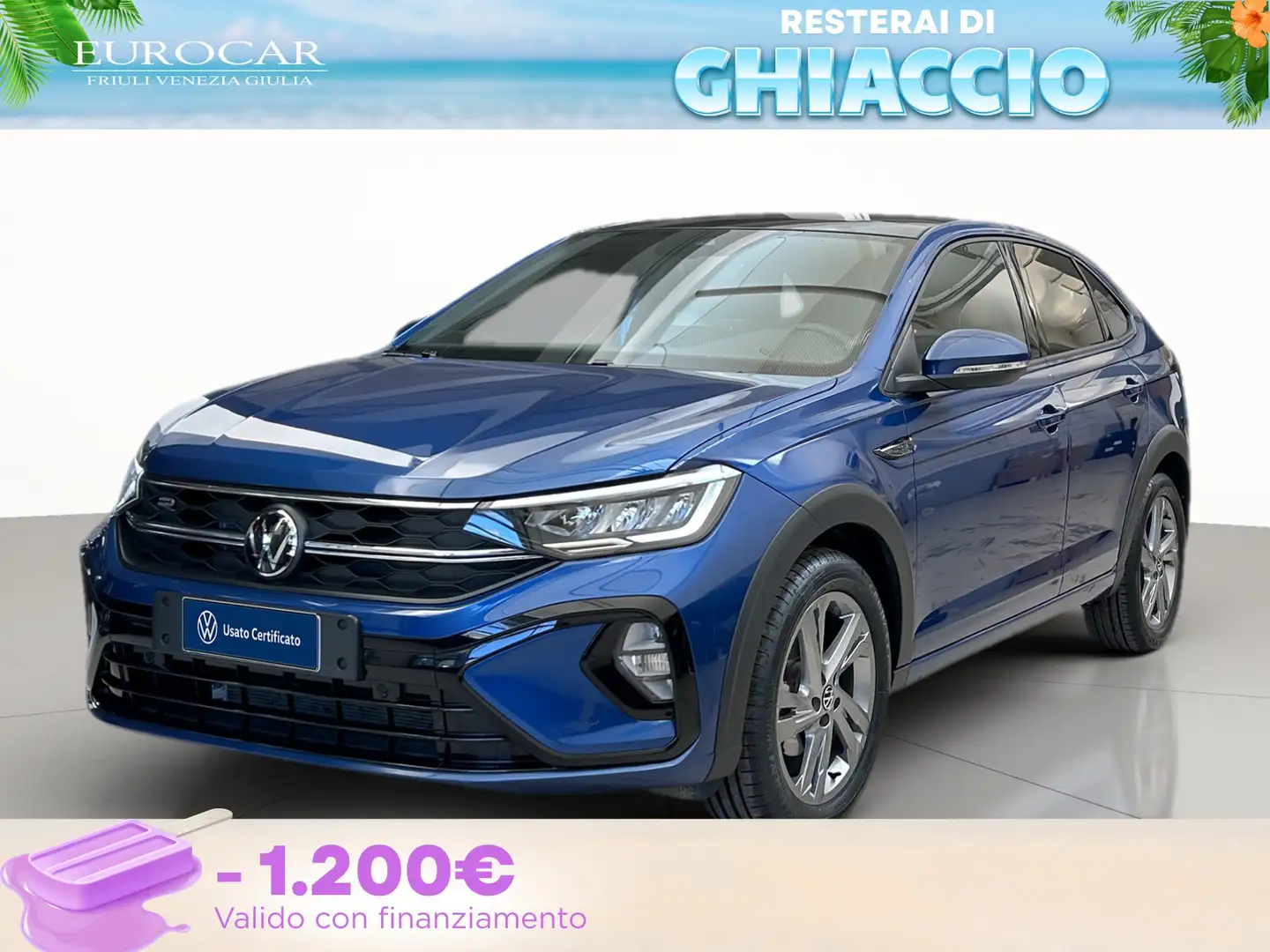 Volkswagen Taigo 1.0 tsi r-line 110cv Modrá - 1