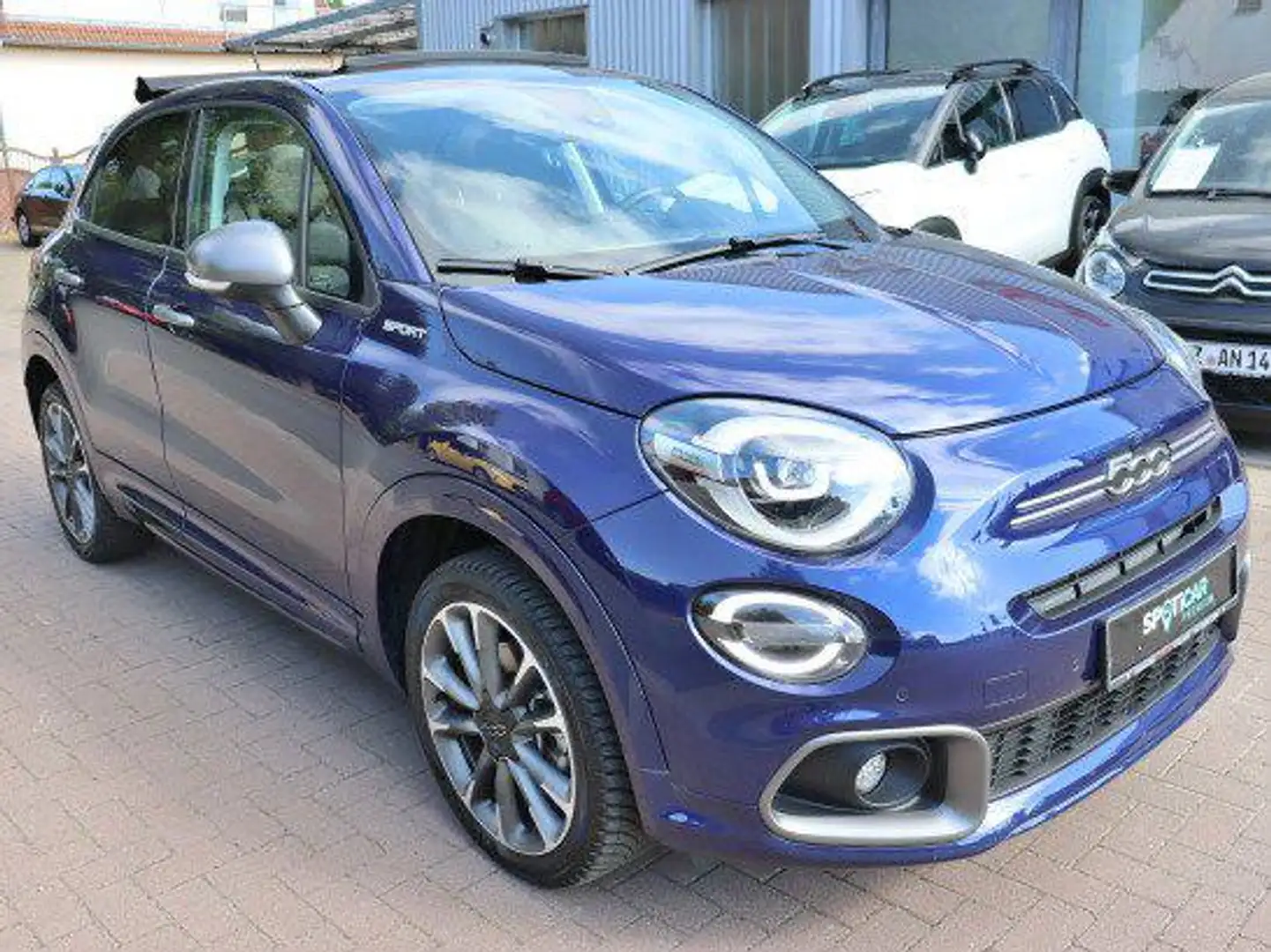 Fiat 500X Dolcevita Sport Hybrid 1,5 GSE Automatik, Faltdach Bleu - 2