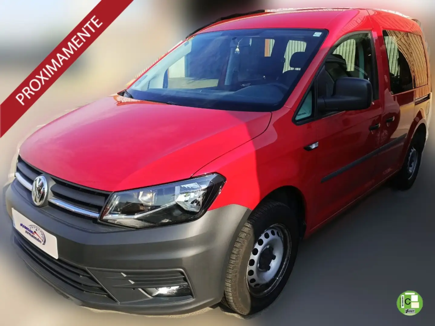 Volkswagen Caddy 2.0TDI Kombi Business 75kW Rojo - 1