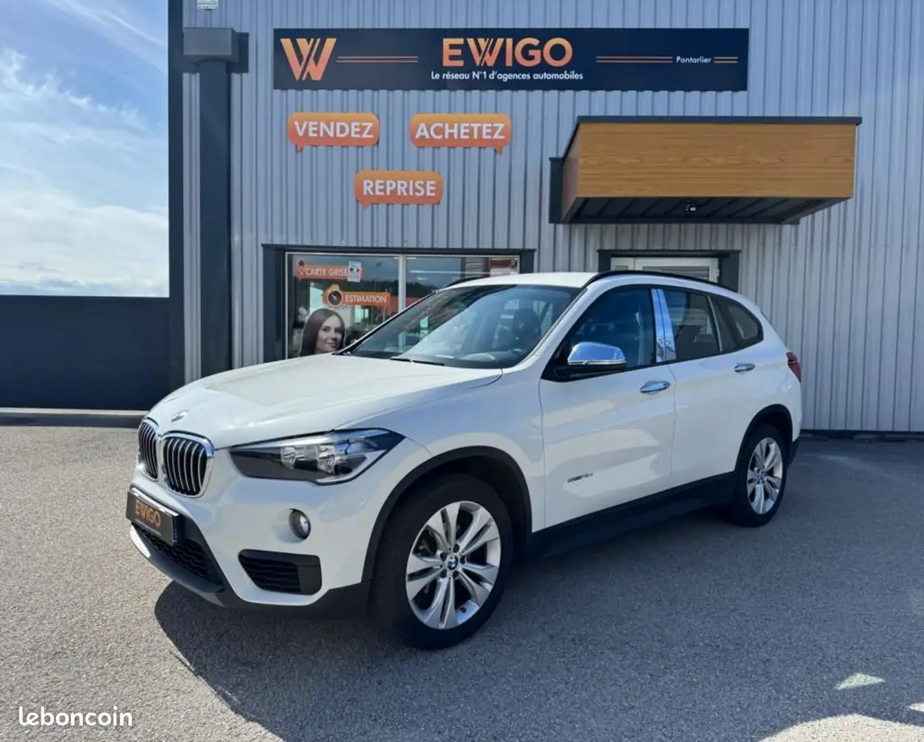 BMW X1 1.6 D 115ch LOUNGE SDRIVE Blanc - 1