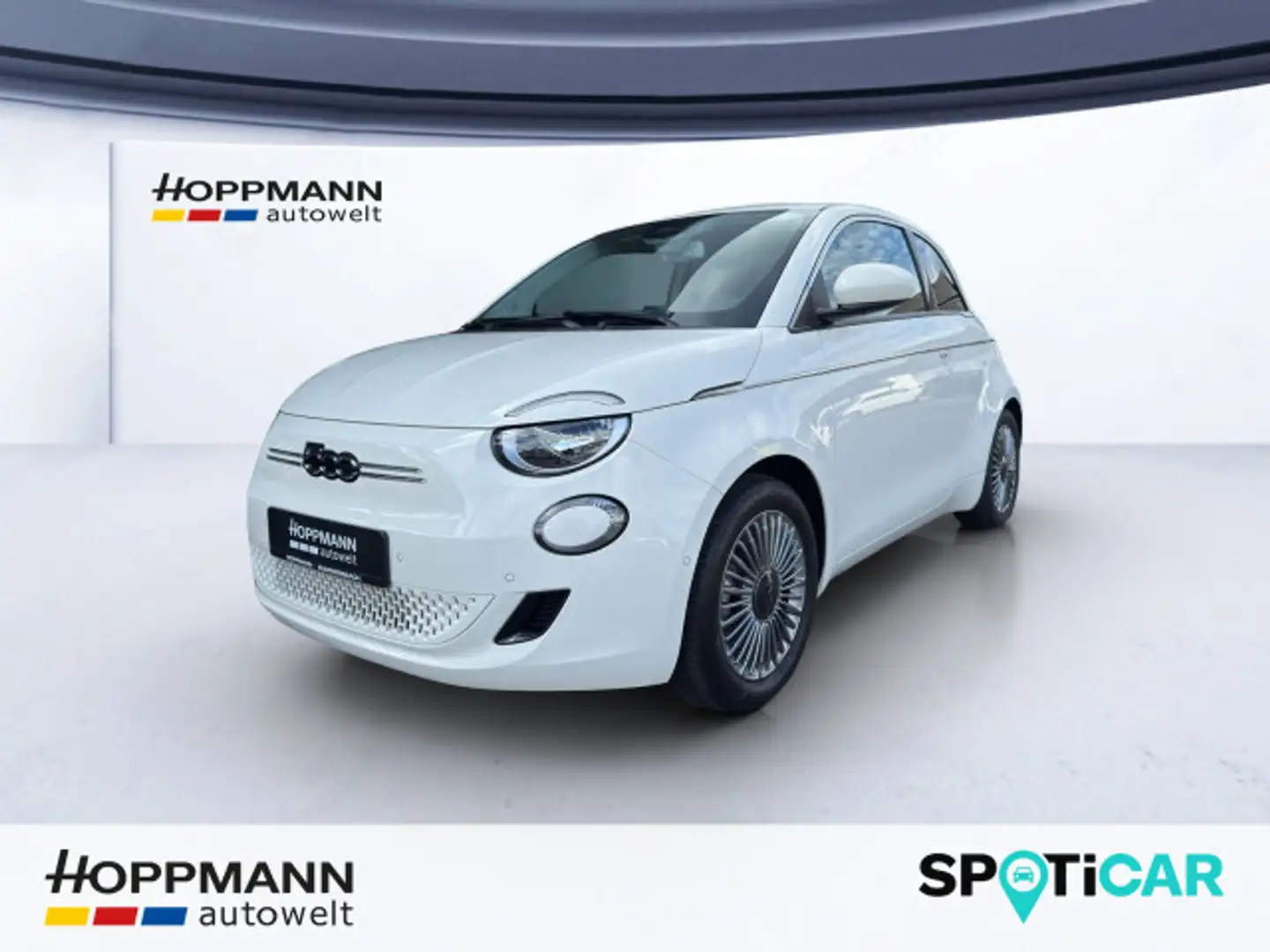 Fiat 500e +Wallbox SHZ PDC Klima Kamera CarPlay Alu Weiß - 1