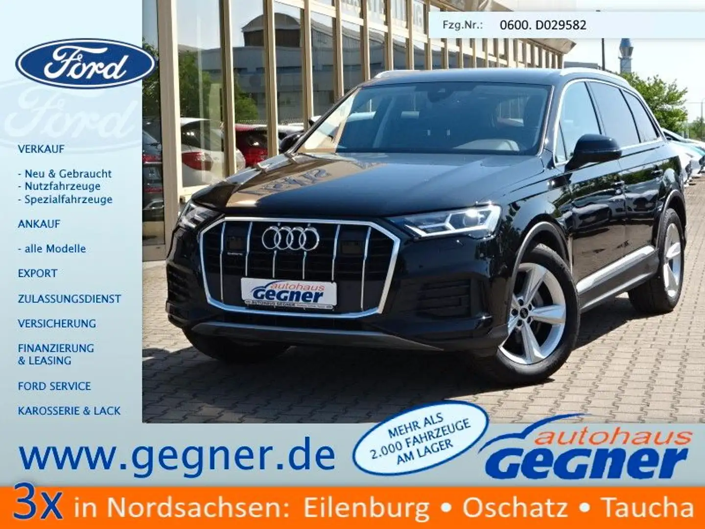 Audi Q7 45 TDI quattro adap Air Business el. AHK Noir - 1