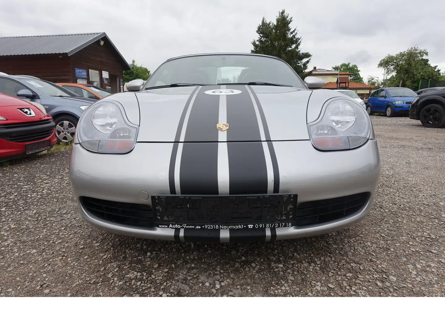 Porsche Boxster Navi CD Leder Sitzheizung Klimatr. Ablagebox Argent - 2
