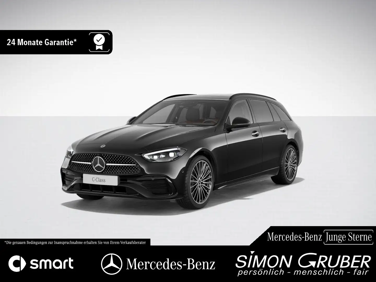 Mercedes-Benz C 300 T d AMG Night Pano Burm AHK Digi HUD 19" Schwarz - 1