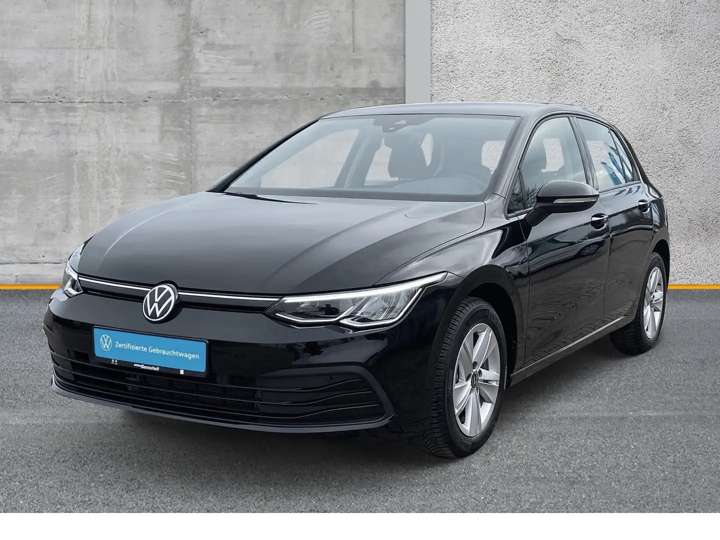 Volkswagen Golf VIII 1.5 TSI Life NAVI SHZ PDC Nero - 2