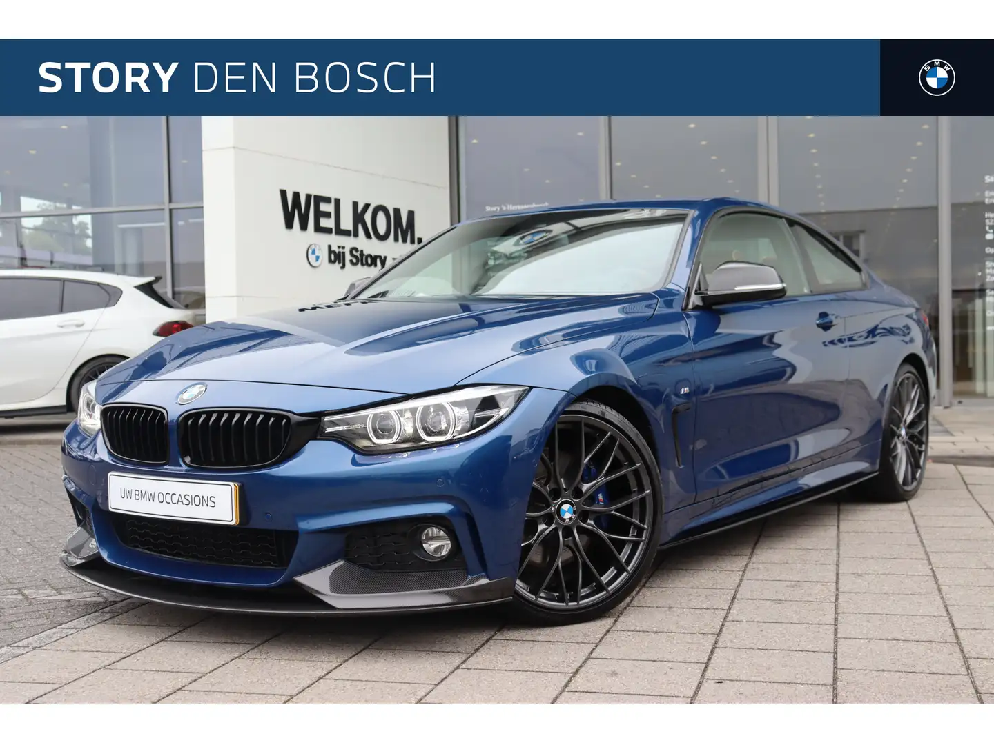 BMW 420 4 Serie Coupé 420i High Executive M Sport Automaat Blauw - 1