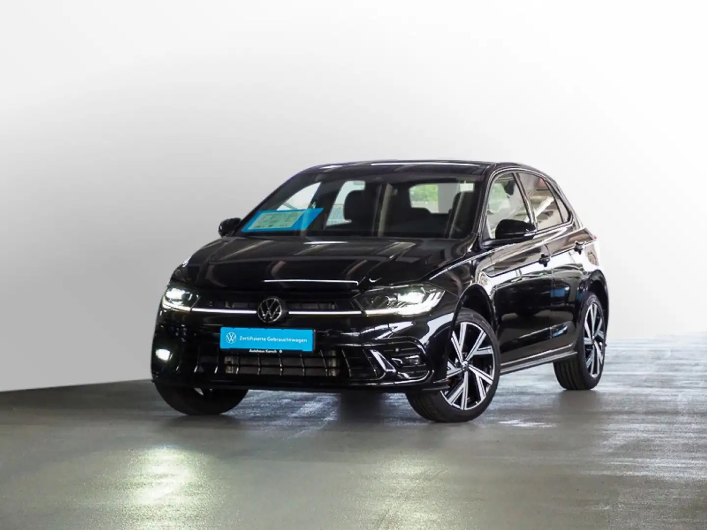 Volkswagen Polo 1.0 TSI DSG R-Line PANOR.SD, IQ.LIGHT, ALU Zwart - 2