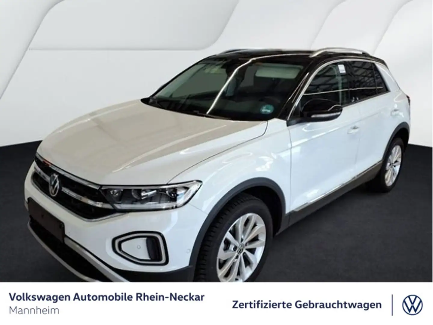 Volkswagen T-Roc 1.5 TSI Style DSG Navi AHK LED uvm Weiß - 2