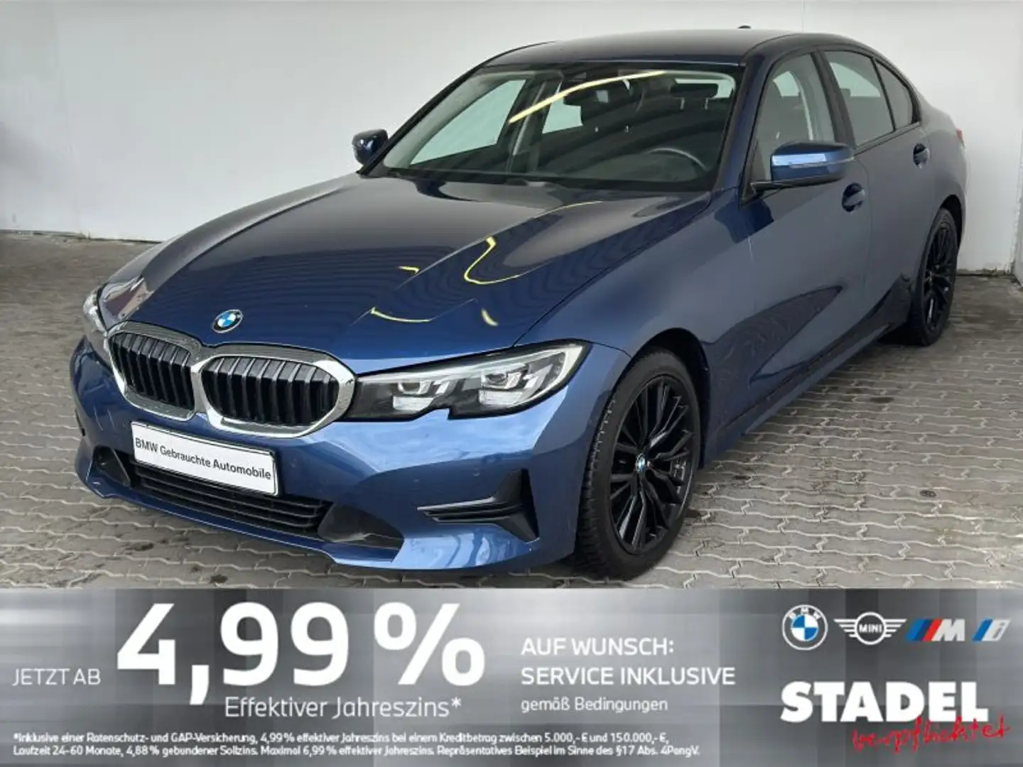 BMW 318 iA Lim. Advantage LED.AHK.RüKam.DAB.Temp Blau - 2