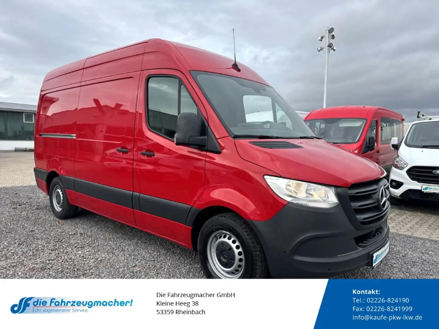 Mercedes-Benz Sprinter III Kasten RWD AWD 314  CDI L2  Alarm Rückfahrkam. Rot - 1