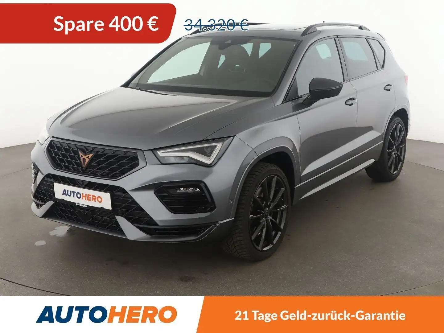 CUPRA Ateca 2.0 TSI VZ 4Drive Aut.*NAVI*360°*ACC*BEATS*PANO* Grau - 1