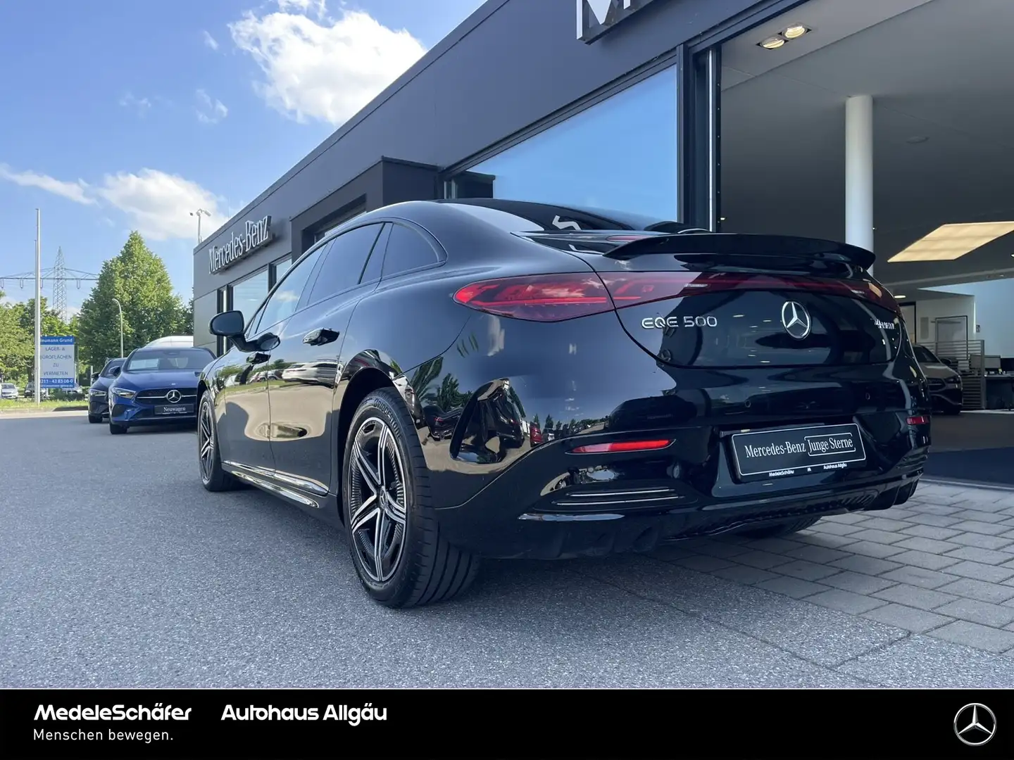 Mercedes-Benz EQE 500 EQE 500 4M AMG Airmatic Hyper Massage Carbon Sport Чорний - 2