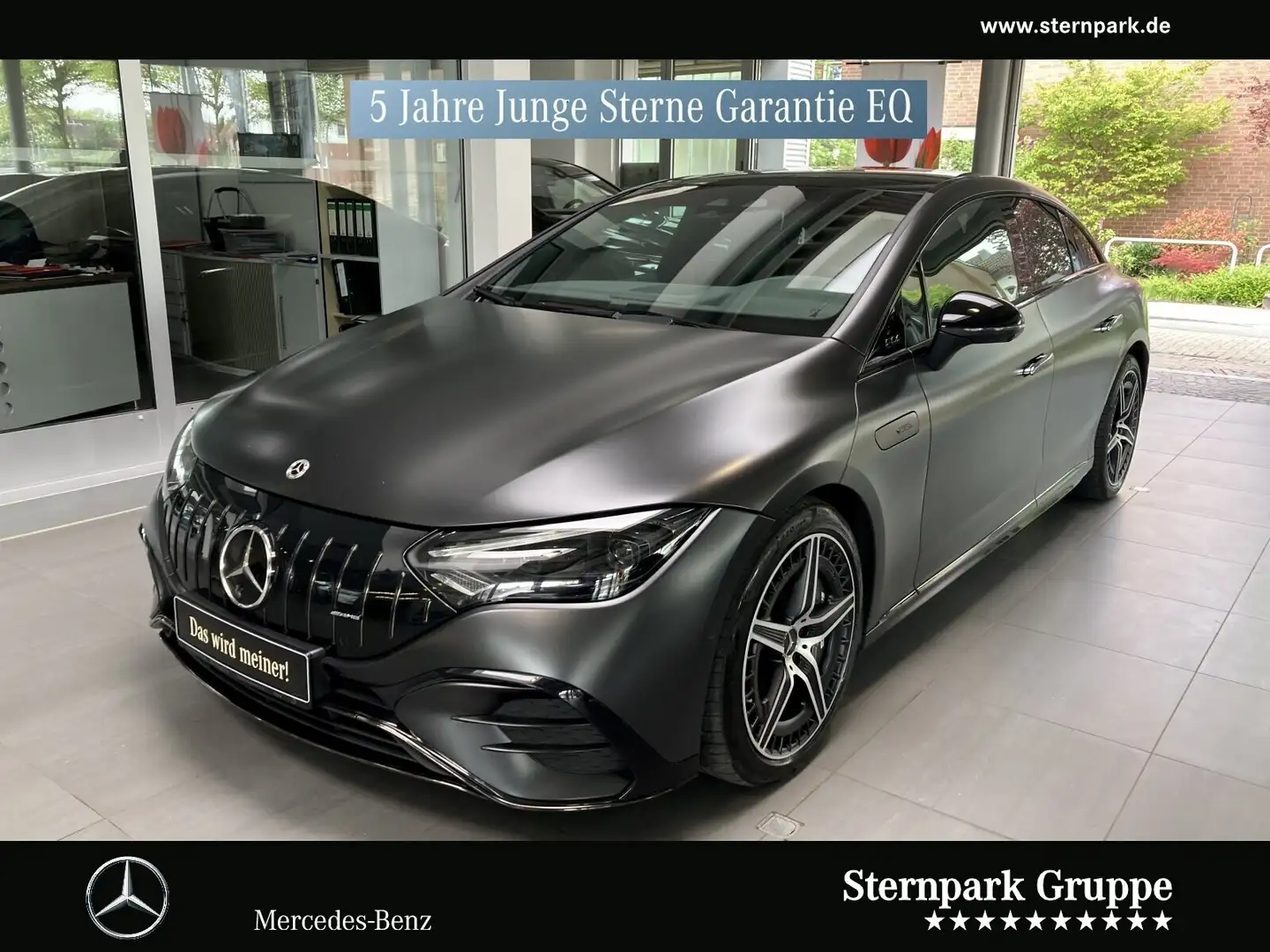 Mercedes-Benz EQE 53 EQE 53 4M+ AMG Hyper+HUD+Pano+HAL+Airmatic+Burm3 Gris - 1