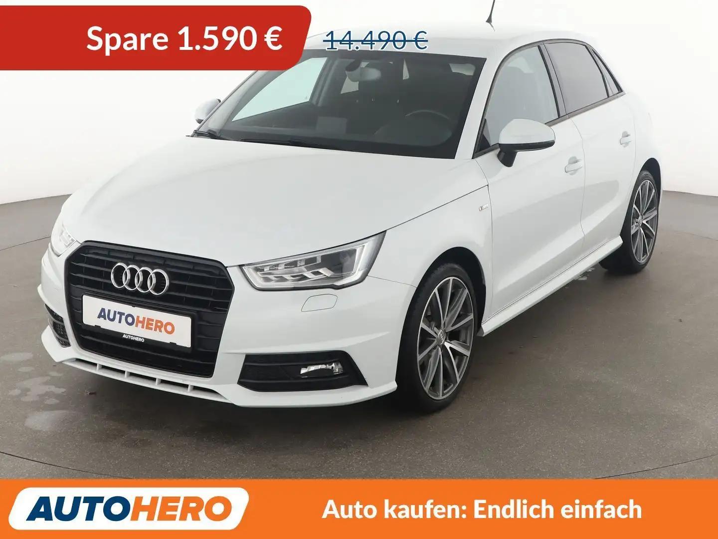 Audi A1 1.0 TFSI*S-LINE*XENON*PDC*SHZ Weiß - 1