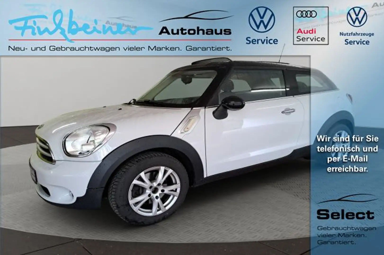 MINI Cooper Paceman 1.6l Klima Einparkhilfe el. Fenster Weiß - 1