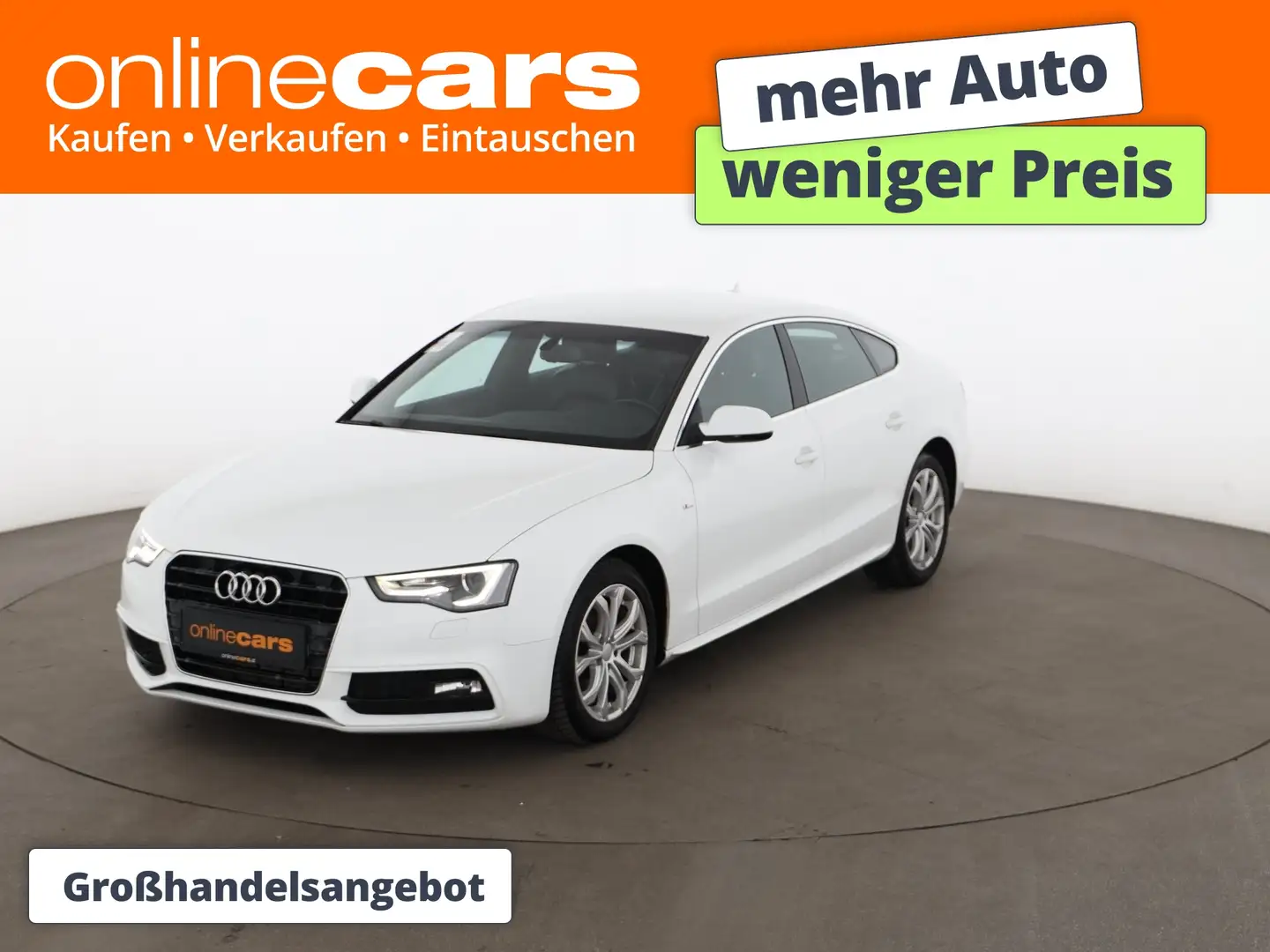Audi A5 Sportback 2.0 TDI XENON LEDER NAVI SITZHZG Weiß - 1