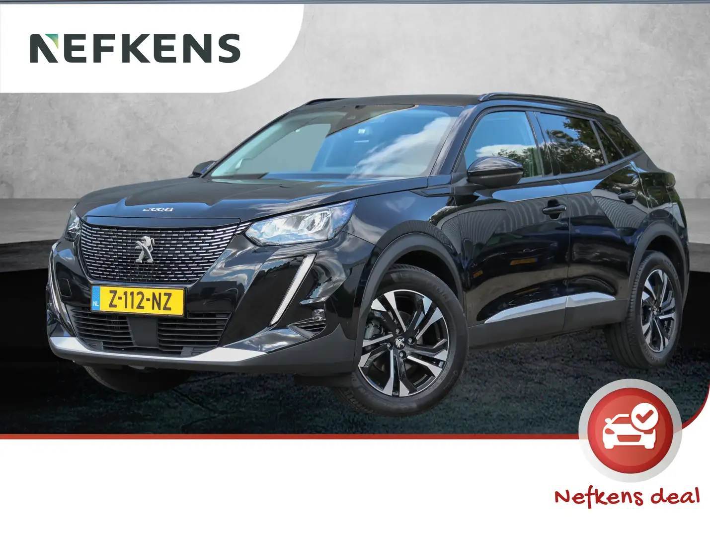 Peugeot 2008 1.2 Allure Pack 130 PK Automaat | Climate Control Schwarz - 1