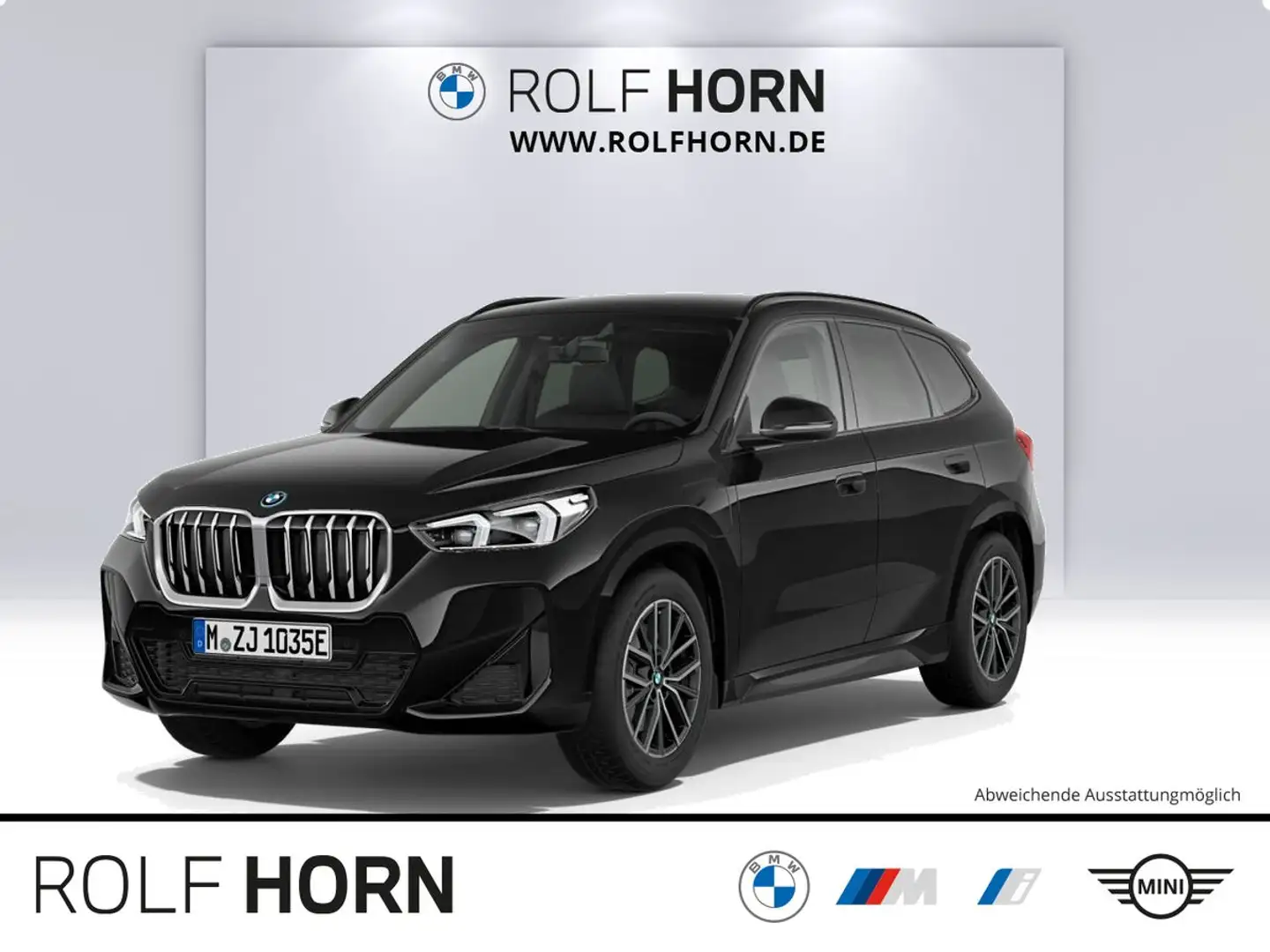 BMW X1 xDrive25e M Sport AHK LED el Sitze RFK Lenkhz Schwarz - 1