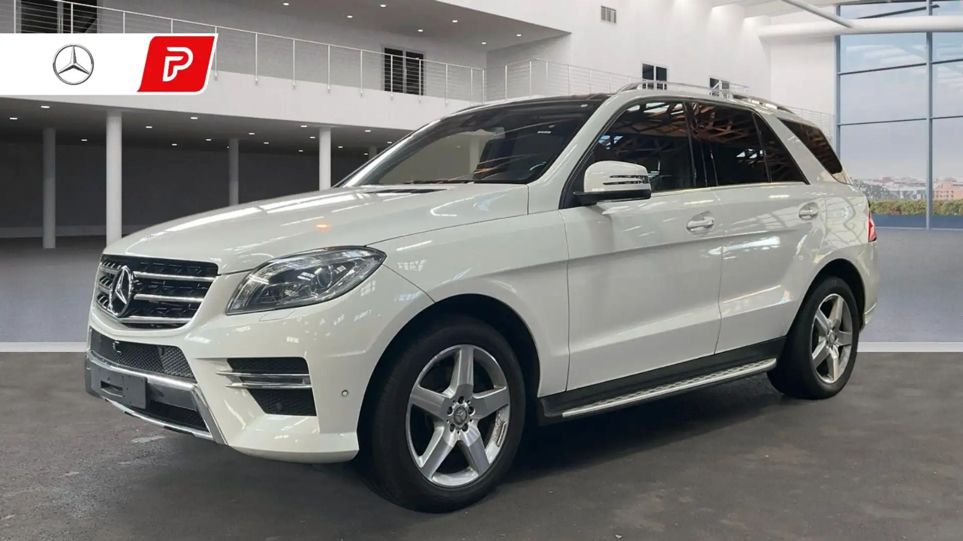 Mercedes-Benz ML 350 Bluetec AMG PANO 360 Grad ILS AHK Wit - 1