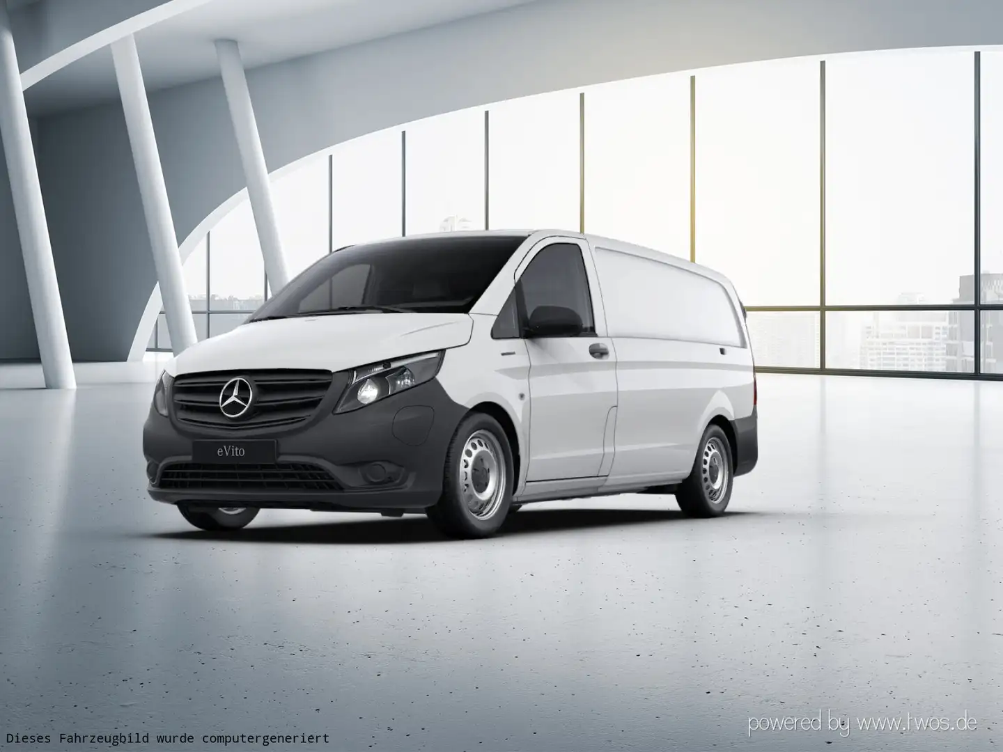 Mercedes-Benz Vito eVito 112 KA Lang Klima/Navi/Sitzhzg./Tempomat Weiß - 2