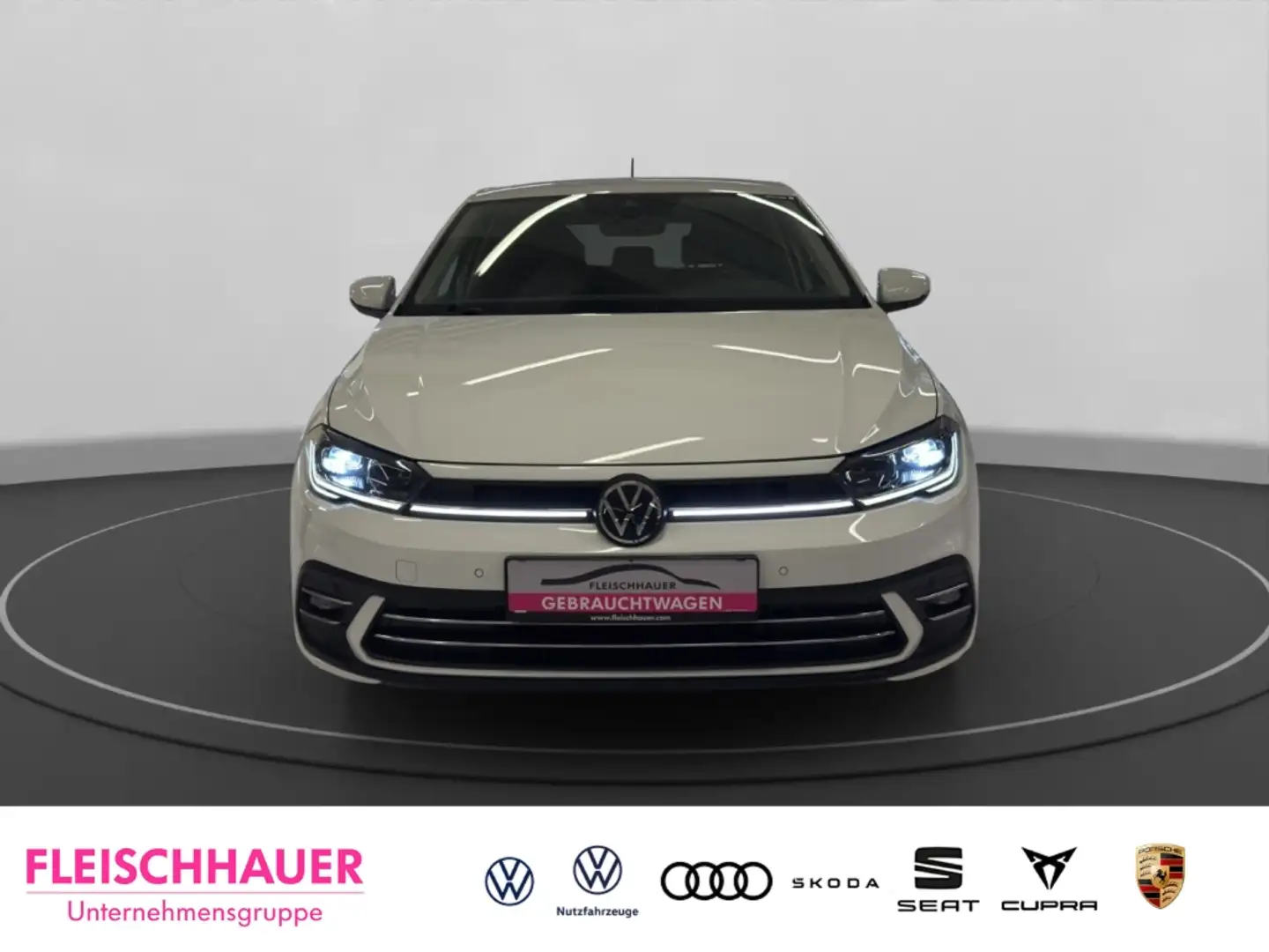 Volkswagen Polo VI Style 1.0 TSI Matrix+Navi+VC+SHZ+App-connect Weiß - 2