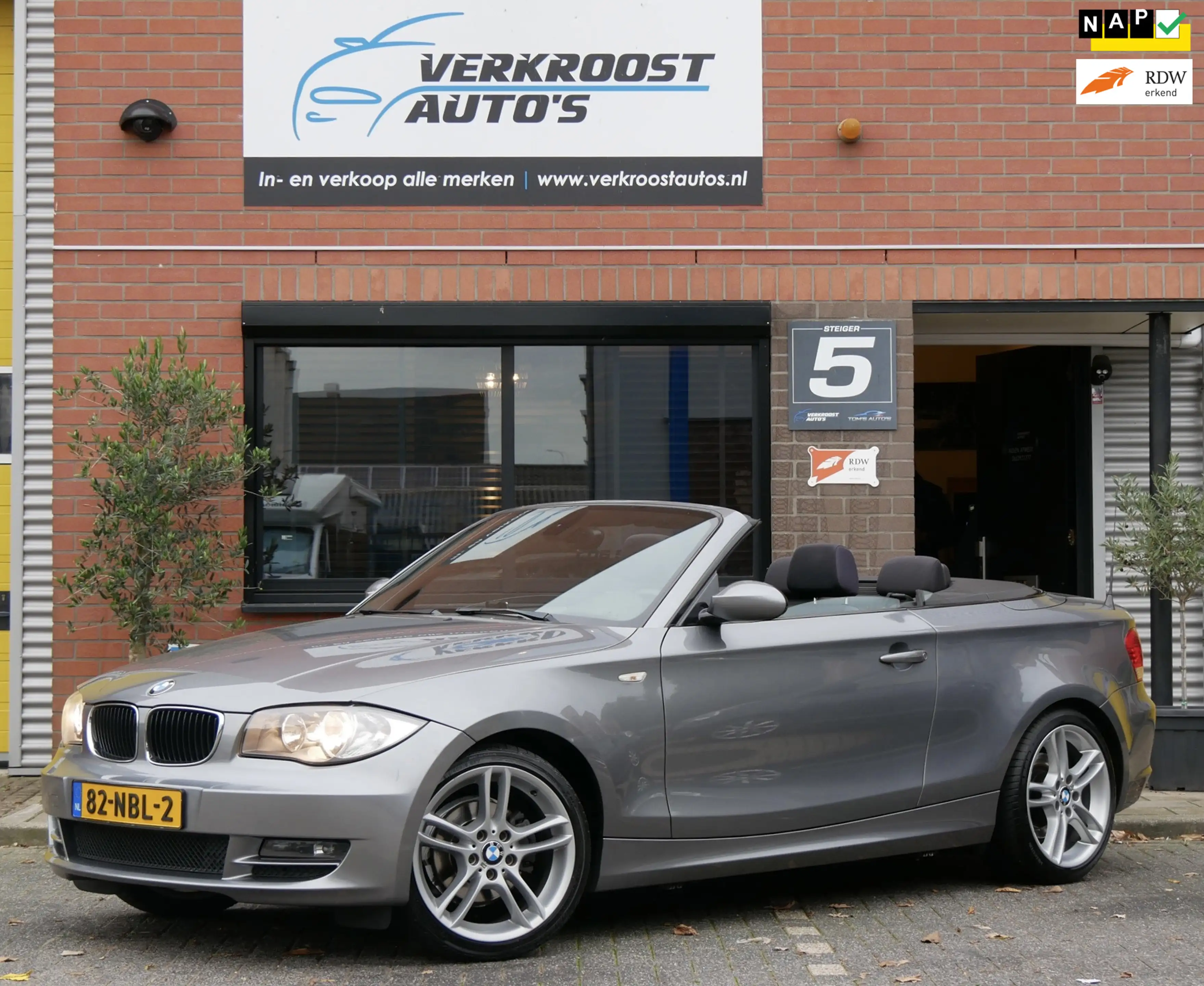 BMW 118 1-serie Cabrio 118i Executive.automaat.stoelverw.n