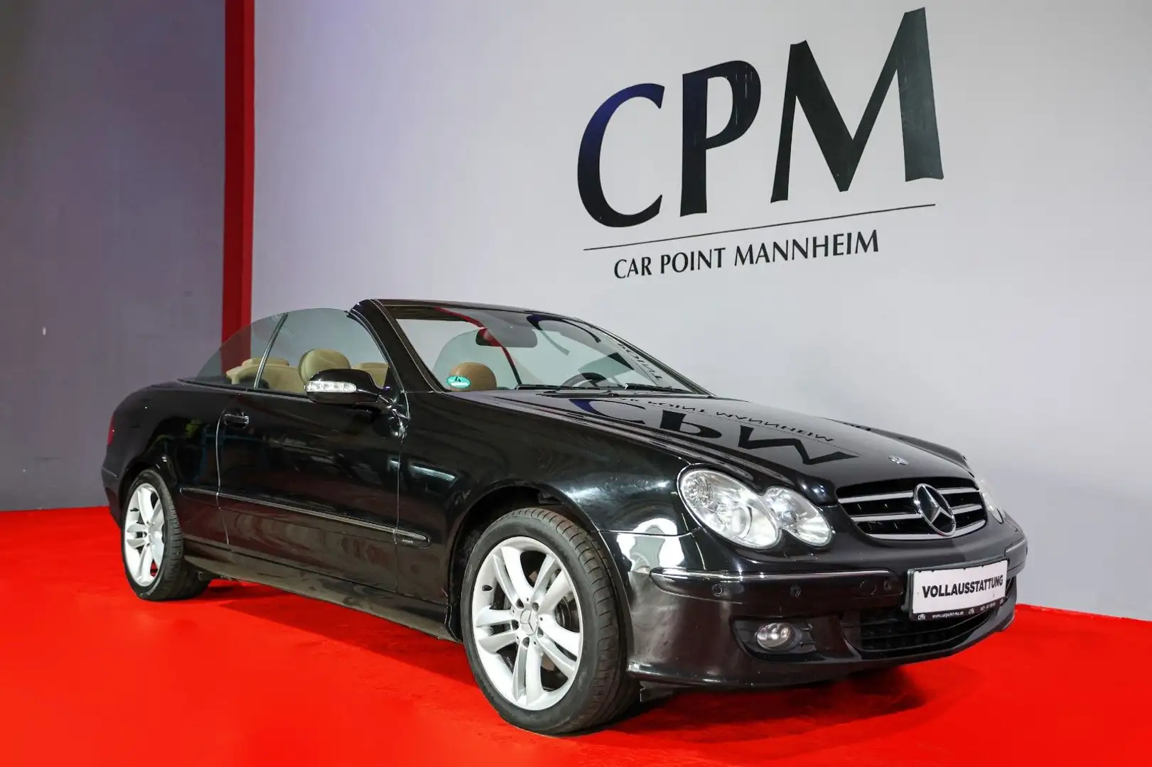Mercedes-Benz CLK 200 KOMPRESSOR CABRIO LEDER NAVI TOP ZUSTAND Noir - 1