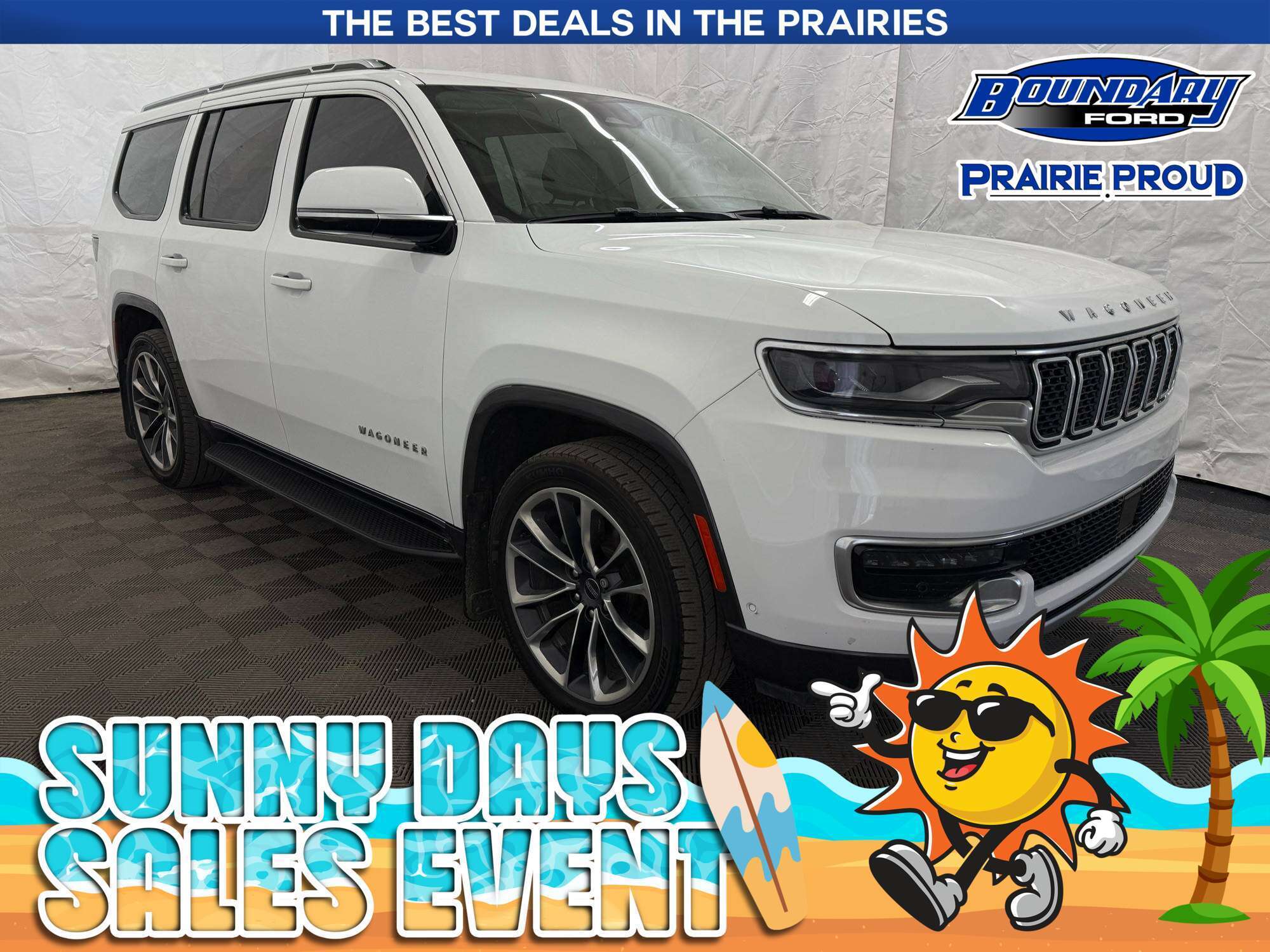 White 2022 Jeep Wagoneer SUV / Crossover Four-Wheel Drive 8-Speed Automatic
