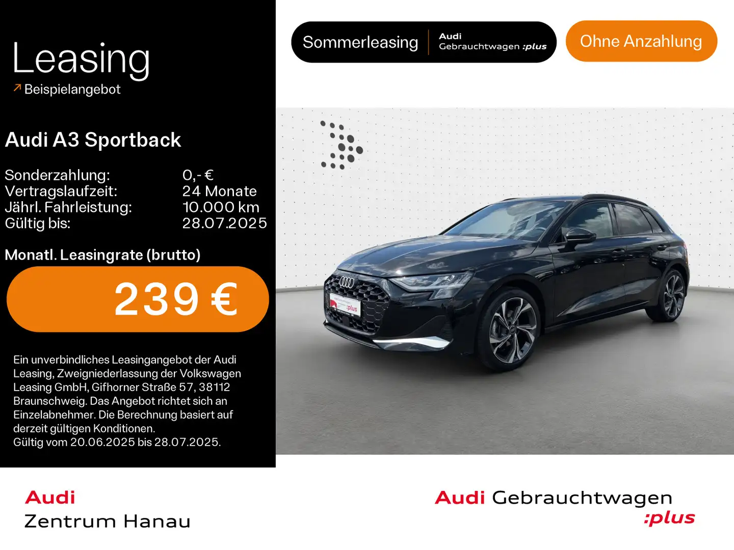 Audi A3 35 TFSI advanced*NAVI-PLUS*AHK*VIRT Schwarz - 1
