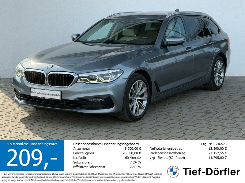 BMW 520 d xDrive Sport Line Pano/AHK/HUD/LED+/4xShz Pano/A