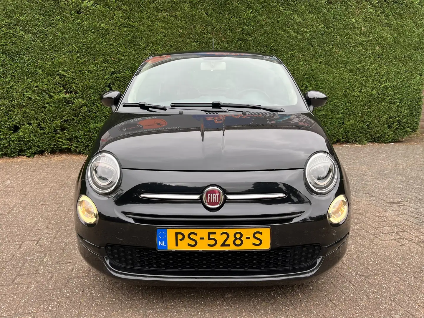 Fiat 500 0.9 TwinAir Turbo Popstar nieuw model, apple carpl Zwart - 2