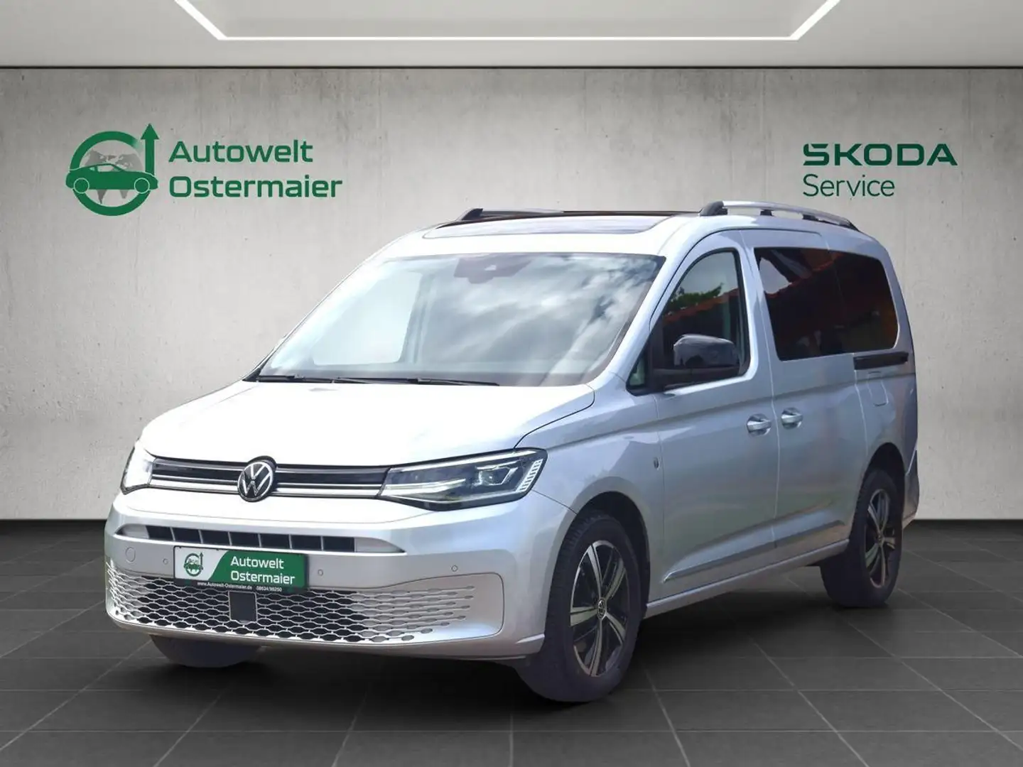 Volkswagen Caddy 2.0 TDI Style Maxi*APP-Connect*Navi*Pano. Argent - 1