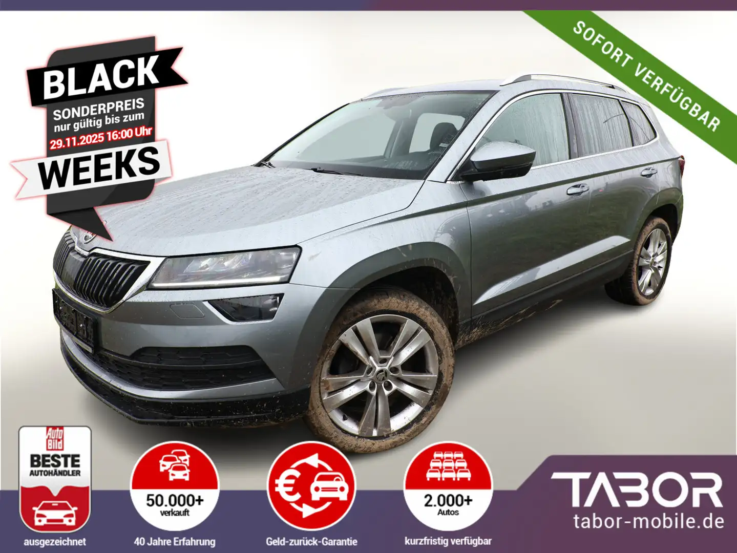Skoda Karoq 1.5 TSI 150 DSG Style LED Nav AHK ACC eHk Grau - 1