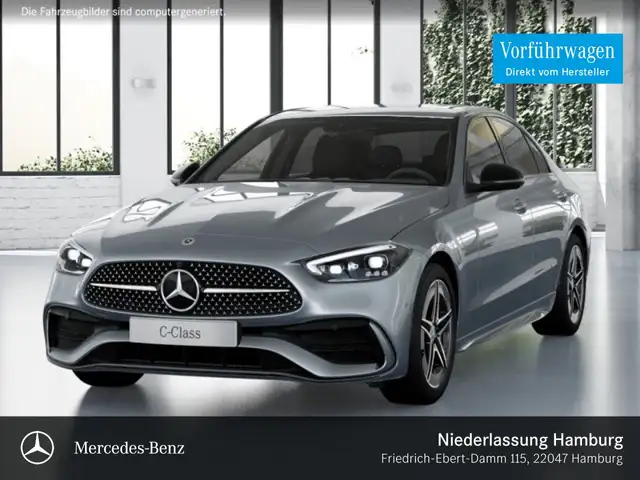 Mercedes-Benz C 200 AMG+NIGHT+360+BURMESTER+TOTW+KEYLESS+9G