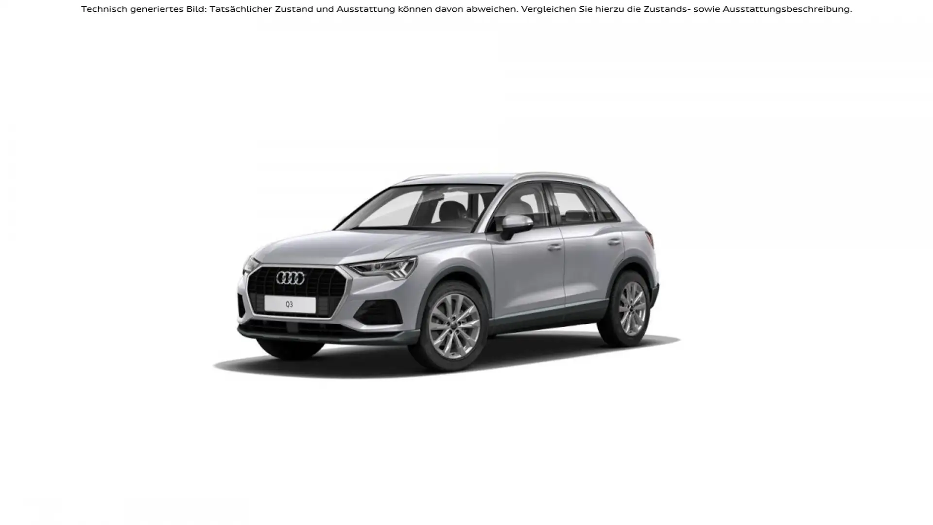 Audi Q3 35 TFSI S tronic LED Navi SpSi SHZ APS AHK Klima Silber - 2