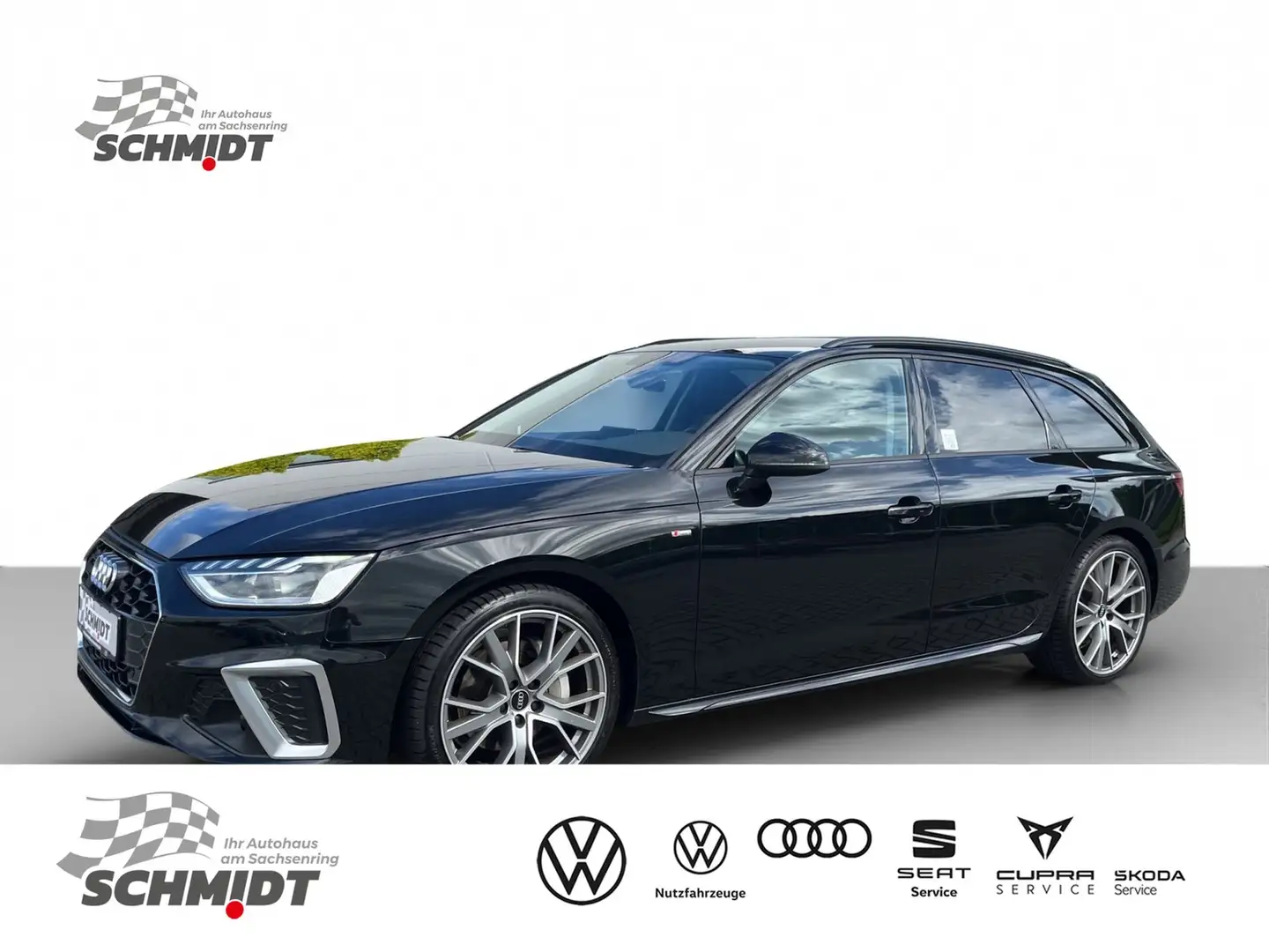 Audi A4 Avant 40 TDI quattro SLine MATRIX nur Händler Noir - 1