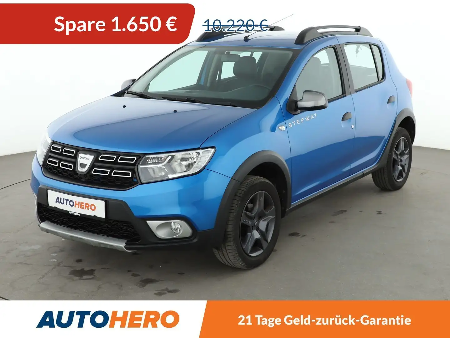 Dacia Sandero 0.9 TCe Stepway Celebration *NAVI*TEMPO*AHK*PDC* Blau - 1