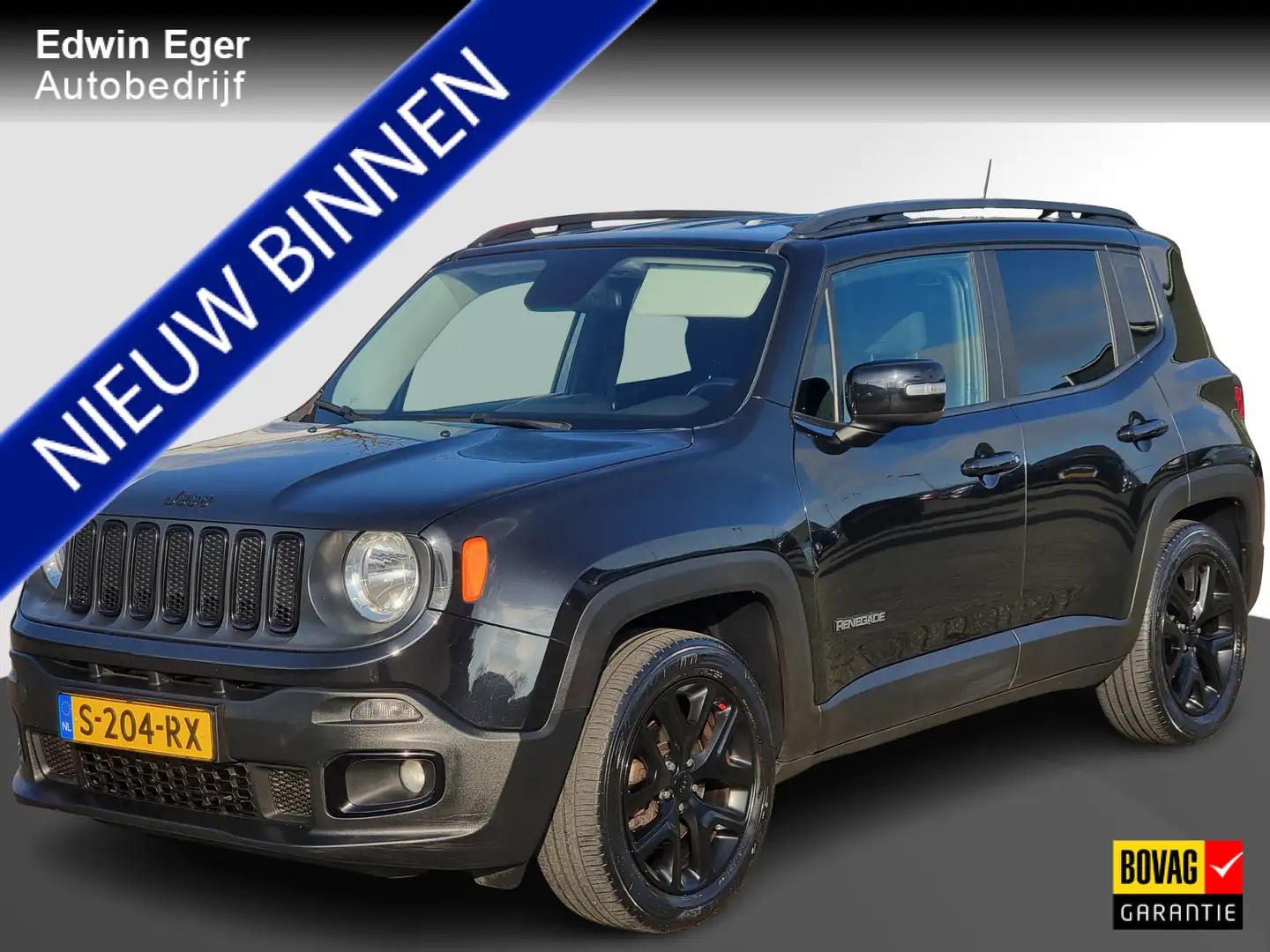 Jeep Renegade 1.6 E-Torq Black Line | Navi | Zwart - 1