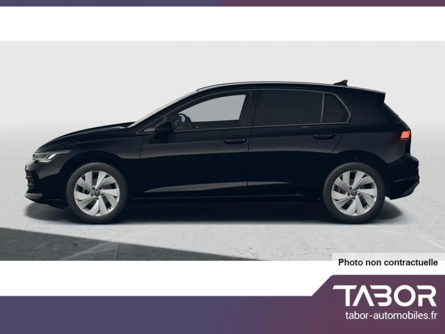 Volkswagen Golf 8 2.0 TDI 150 DSG Keyl ParkAs Noir - 2