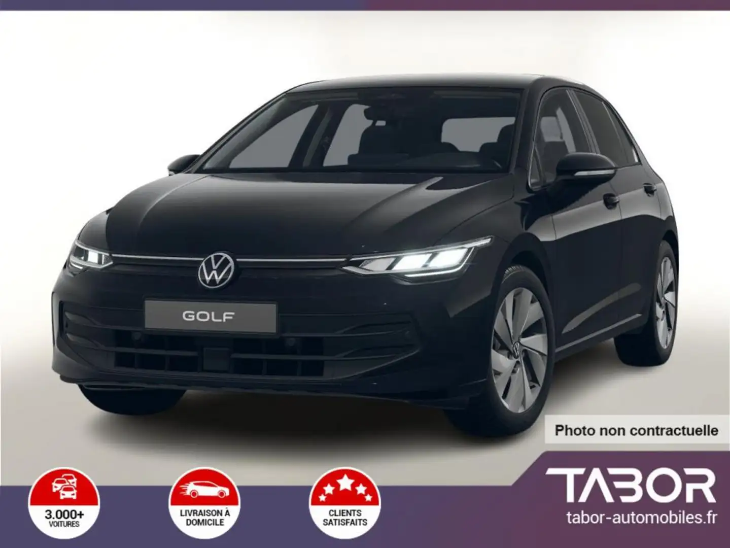 Volkswagen Golf 8 2.0 TDI 150 DSG Keyl ParkAs Noir - 1